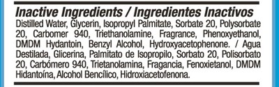 Inactive Ingredients U001 (Inactive Ingredients)